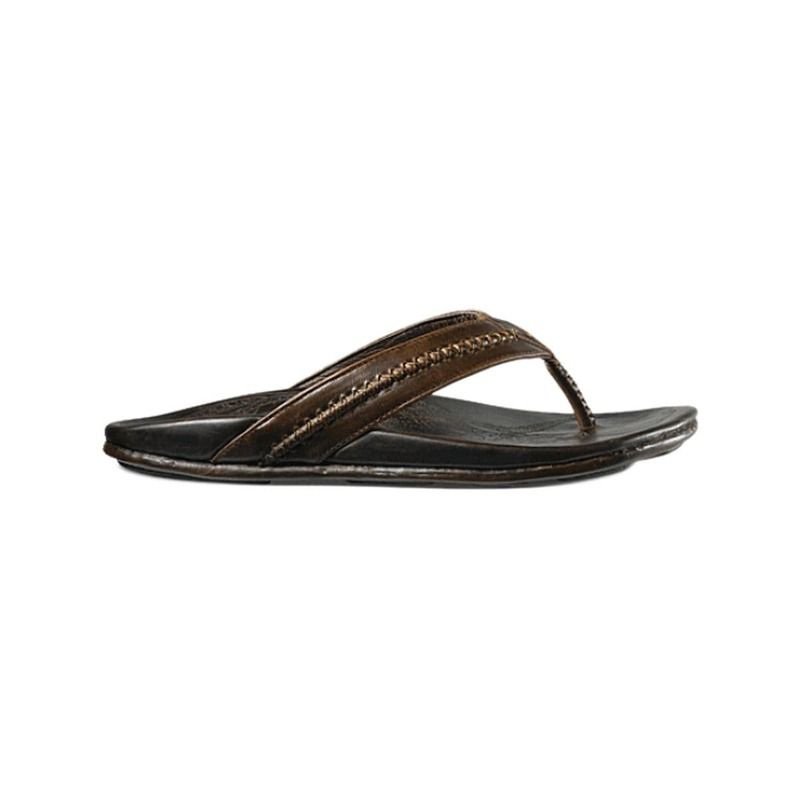 オルカイ メンズ シューズ サンダル Olukai Mea Ola Flip Flop Mens Dark JavaDark Java