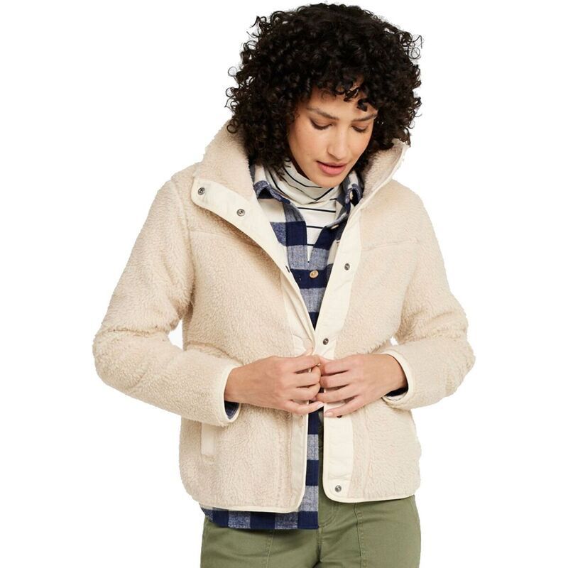 エルエルビーン レディース アウター ジャケット・ブルゾン フリース ジャケット LLBean Beans Sherpa Fleece Regular Jacket Womens Natural