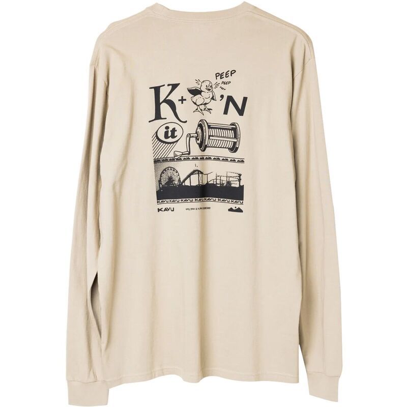 カブー メンズ トップス Tシャツ 長袖 KAVU Puzzle Time LongSleeve TShirt Mens Rock