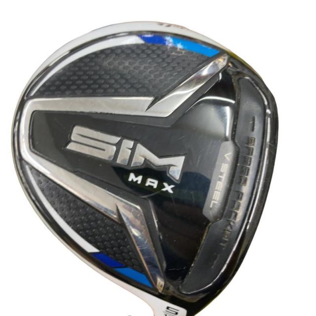 【中古】 テーラーメイド SIM MAX 5W フェアウェイウッド FW TENSEI BLUE TM50(FW) (フレックスS) メンズ 男性用 右利き 右用 Cランク ゴルフクラブ