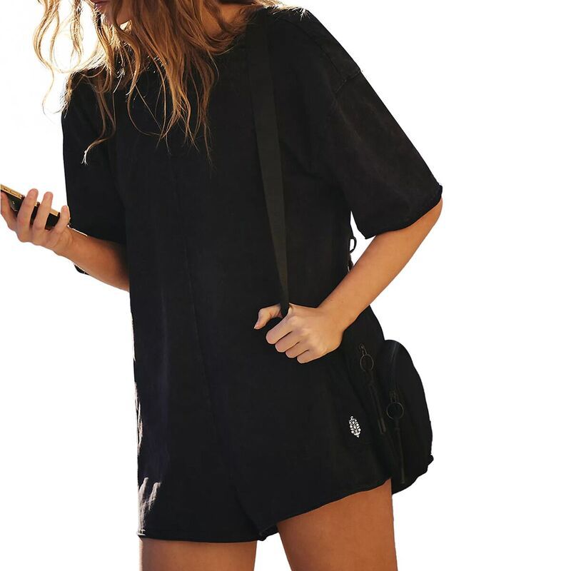 フリーピープル レディース ボトムス スカート ロンパース Tシャツ FP Movement Hot Shot TShirt Romper Coddy Womens Black ブラック