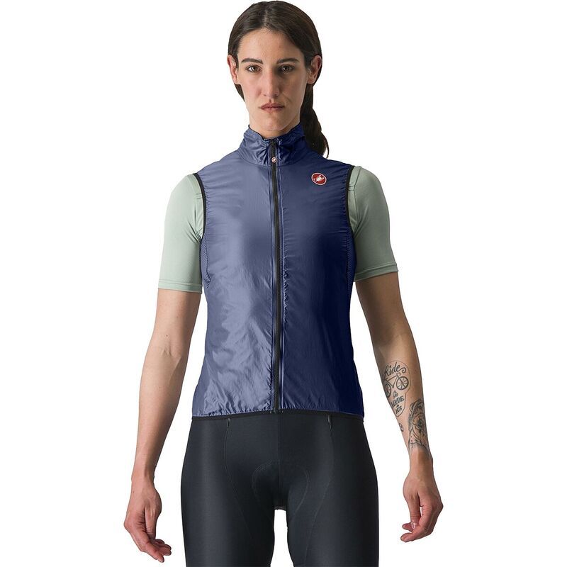 カステリ レディース トップス ベスト Castelli Aria Vest Womens Belgian Blue ブルー