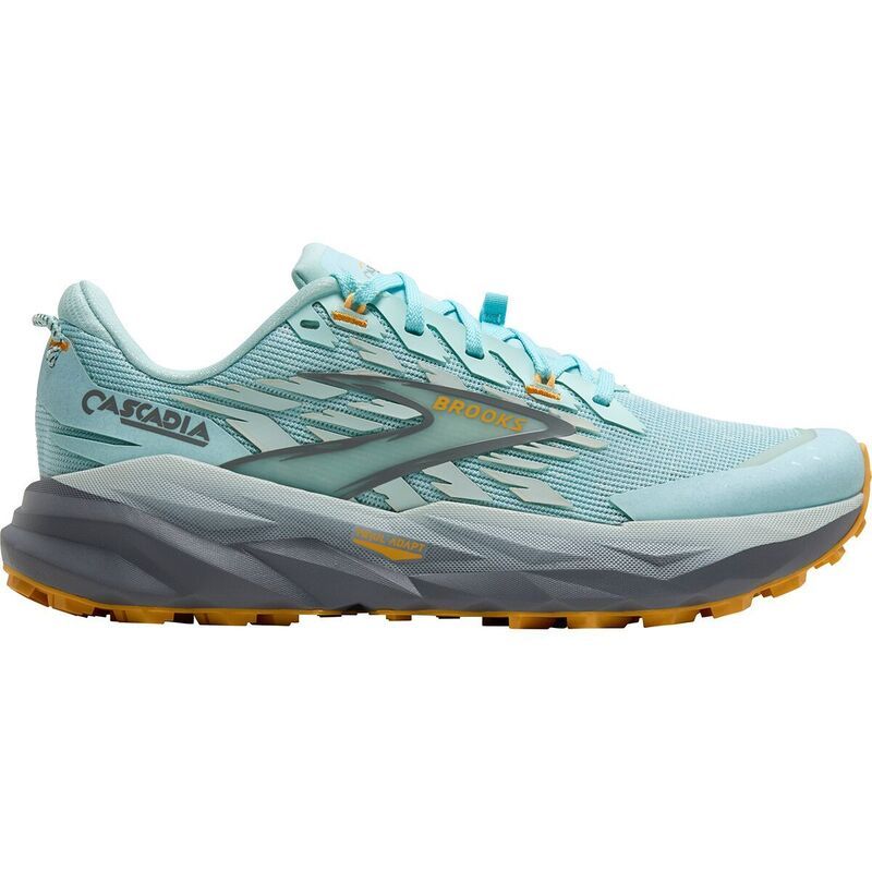 ブルックス レディース シューズ スニーカー Brooks Cascadia 19 Trail Running Shoe Womens ClearwaterPrimer GreyApricot グレー