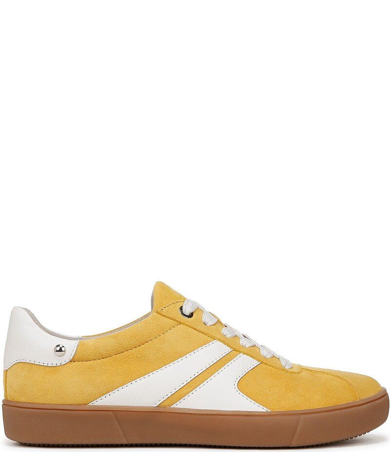 ナチュライザー レディース シューズ スニーカー レース Naturalizer Medina Nubuck Gum Sole Lace Up Sneakers YellowWhite ホワイト