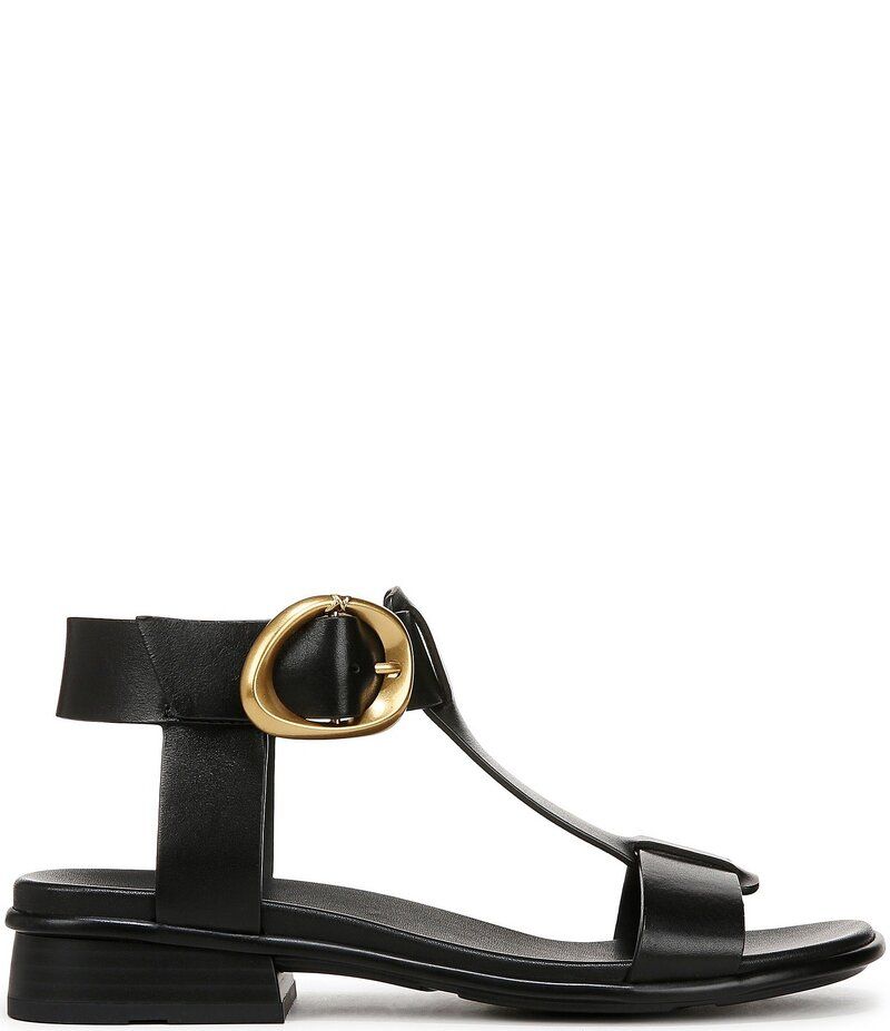 ナチュライザー レディース シューズ サンダル アンクル レザー Naturalizer Brandy Leather Ankle Strap Sandals Black ブラック