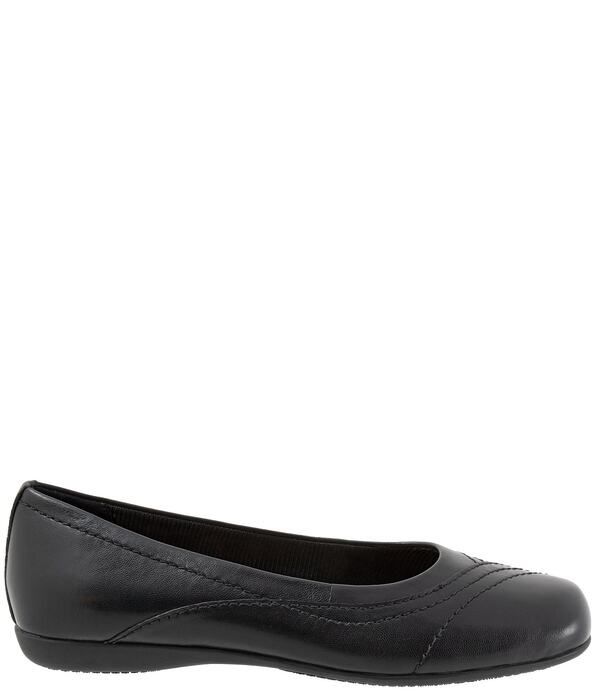 トロッターズ レディース シューズ パンプス レザー Trottersasha Leather SlipOn Flats Black ブラック