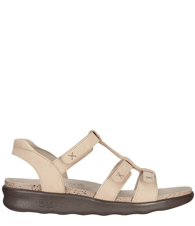 サス レディース シューズ サンダル レザー SAS Sorrento Comfort Leather Sandals Linen