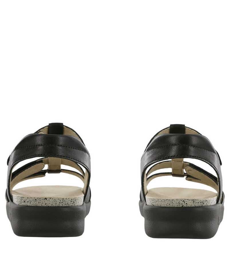 サス レディース シューズ サンダル レザー SAS Sorrento Comfort Leather Sandals Black ブラック