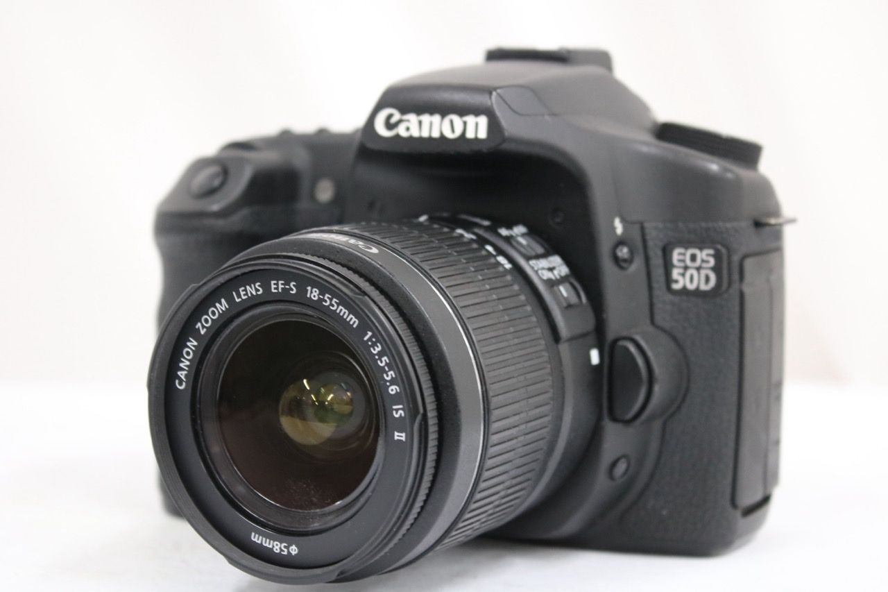 【返品保証】 【シャッター44326回】キャノン Canon EOS 50D EF-S 18-55mm F3.5-5.6 IS II デジタル一眼 e14108