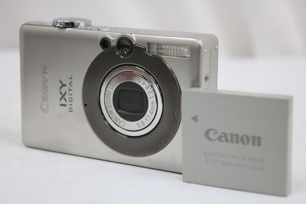 【返品保証】 キャノン Canon IXY DIGITAL 55 3x バッテリー付き コンパクトデジタルカメラ e14121