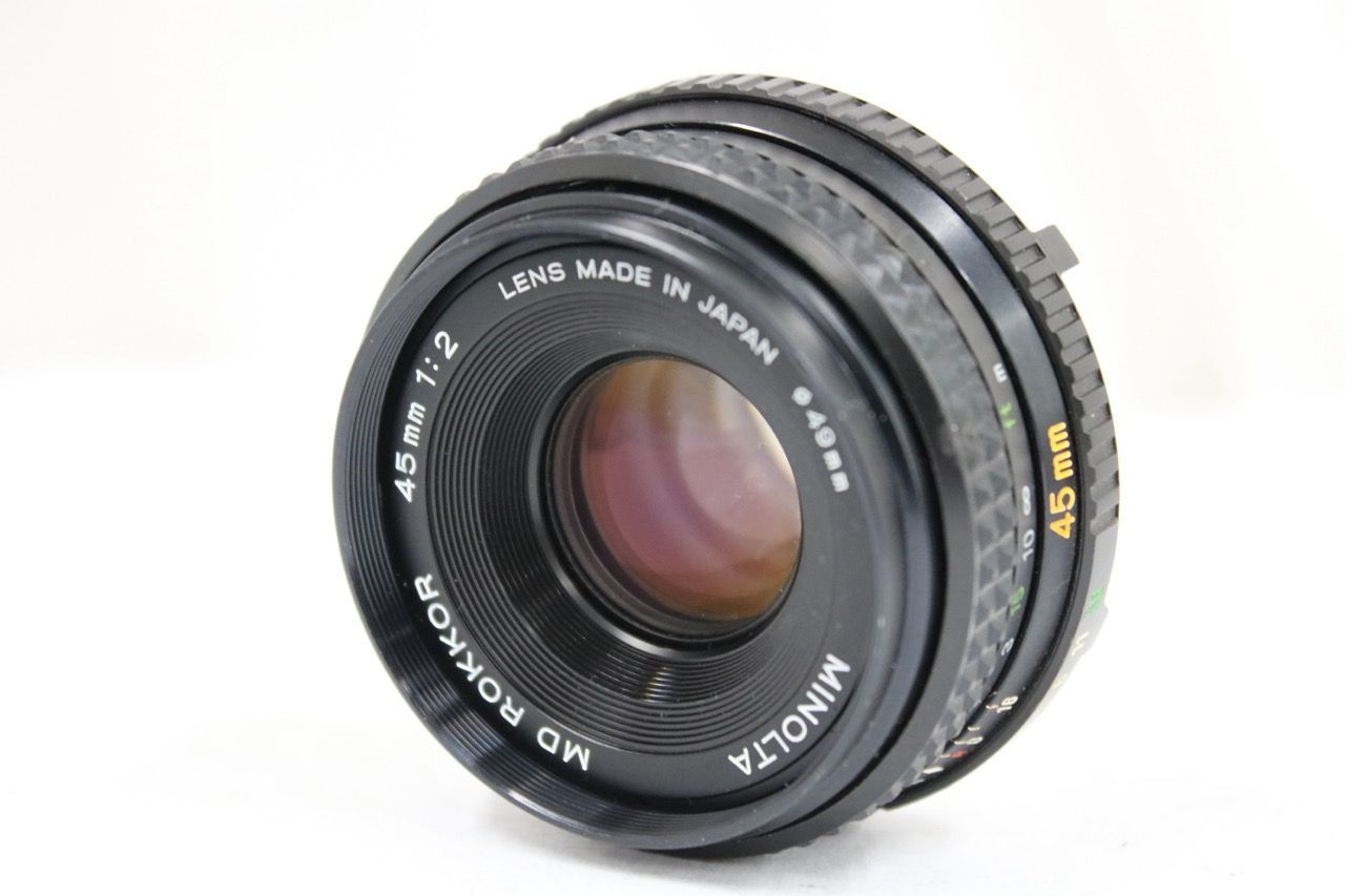 【返品保証】 ミノルタ Minolta MD ROKKOR 45mm F2 レンズ e14119