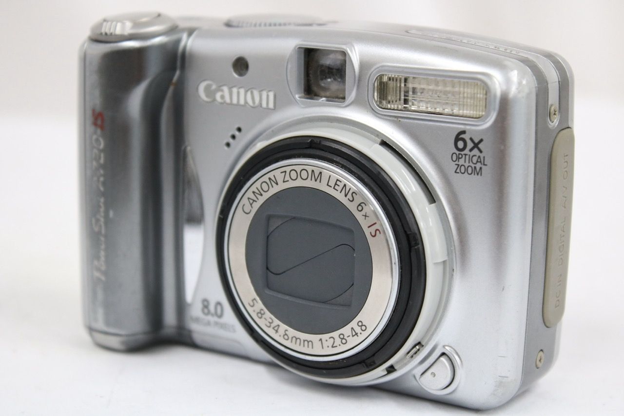 【返品保証】 【便利な単三電池で使用可】キャノン Canon Power Shot A720 IS 6x コンパクトデジタルカメラ e14130