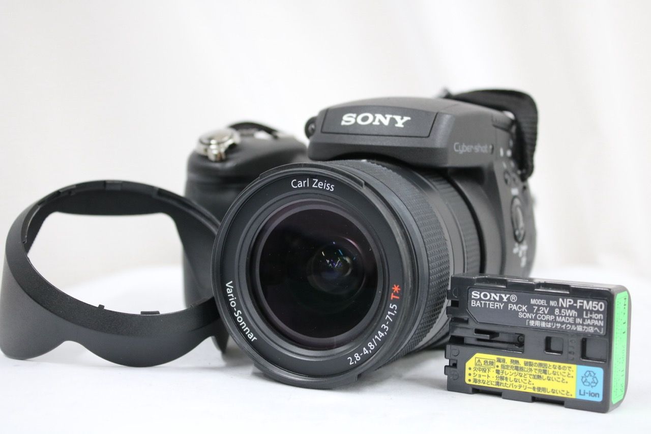 【返品保証】 ソニー Sony CMOS DSC-R1 ブラック バッテリー付き コンパクトデジタルカメラ e14142