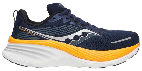 サッカニー メンズ シューズ スニーカー Saucony Mens Hurricane 24 Running Shoes Navy ネイビー