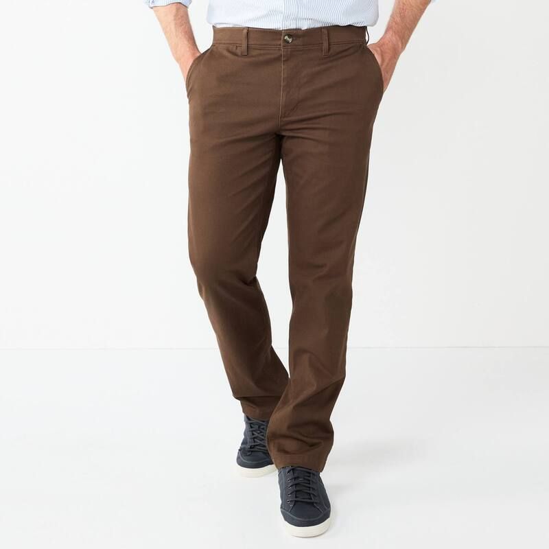 ソノマ メンズ ボトムス カジュアルパンツ Mensonoma Goods For Life Flexwear StraightFit Chinos Brown ブラウン