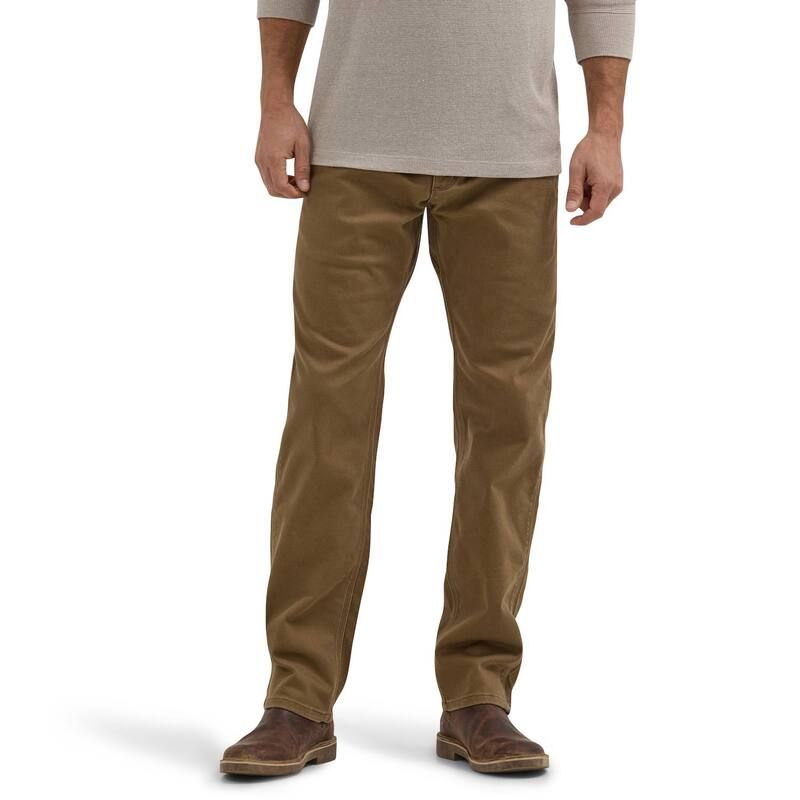 ラングラー メンズ ボトムス デニムパンツ レギュラーフィット Mens Wrangler Peak Comfort Regular Fitwill Pants Teak