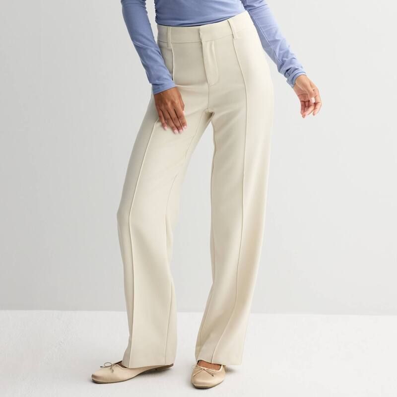 エスオー レディース ボトムス カジュアルパンツ ストレート Juniors SO Straight Leg Trousers Bone
