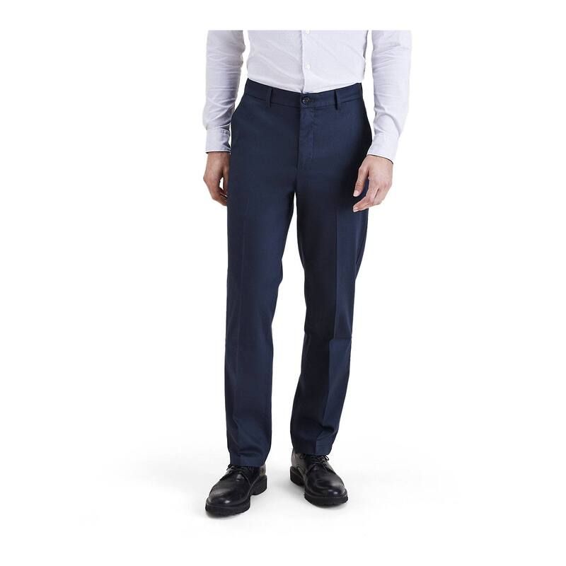ドッカーズ メンズ ボトムス カジュアルパンツ トール Big Tall Dockersignature StraightFit Stain Defender Pants Navy Blazer ネイ
