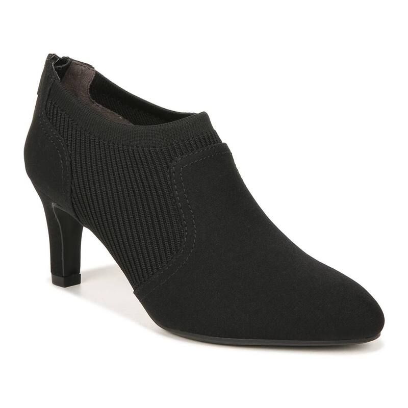 ライフストライド レディース シューズ ブーツ・レインブーツ アンクル ヒール LifeStride Gia Womens Heeled Ankle Boots Black ブラック