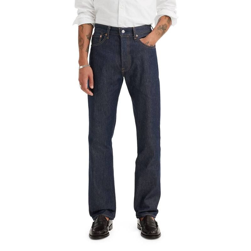 リーバイス メンズ ボトムス デニムパンツ ジーンズ Mens Levis 501 Original ShrinkToFit Jeans Rigid Indigo インディゴ