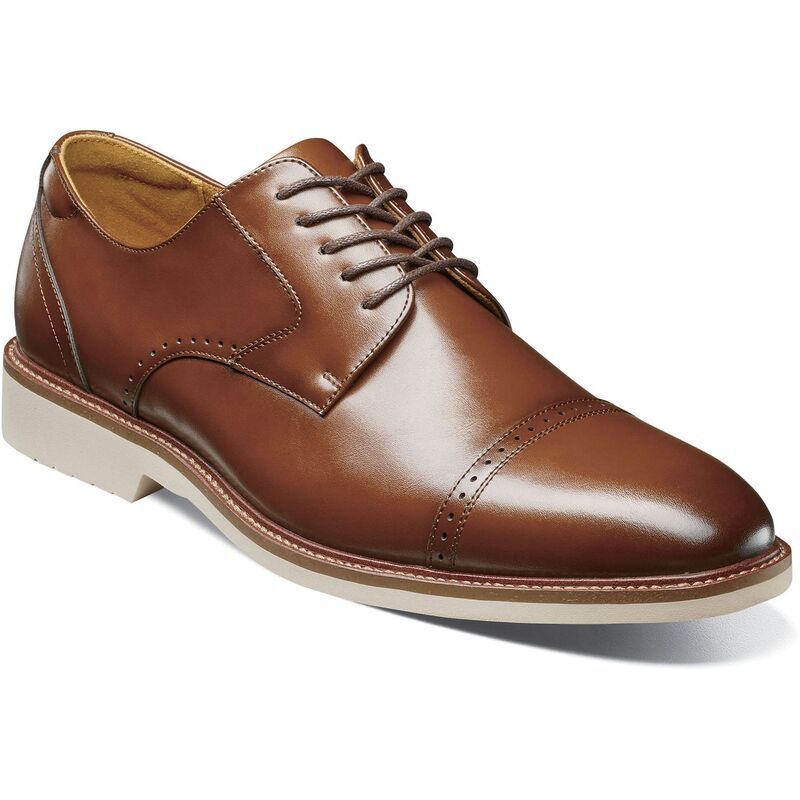 ステイシーアダムス メンズ シューズ オックスフォード キャップ Stacy Adams Vogel Mens Cap Toe Oxford Shoes Cognac