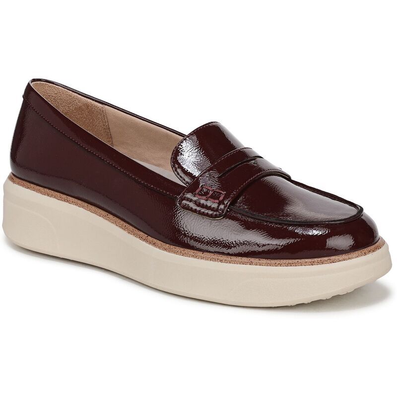 ライフストライド レディース シューズ スリッポン・ローファー チェルシー LifeStride Chelsea Womens Moc Toe SlipOn Loafers Wine Red レッド