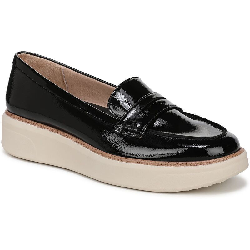 ライフストライド レディース シューズ スリッポン・ローファー チェルシー LifeStride Chelsea Womens Moc Toe SlipOn Loafers Black ブラック