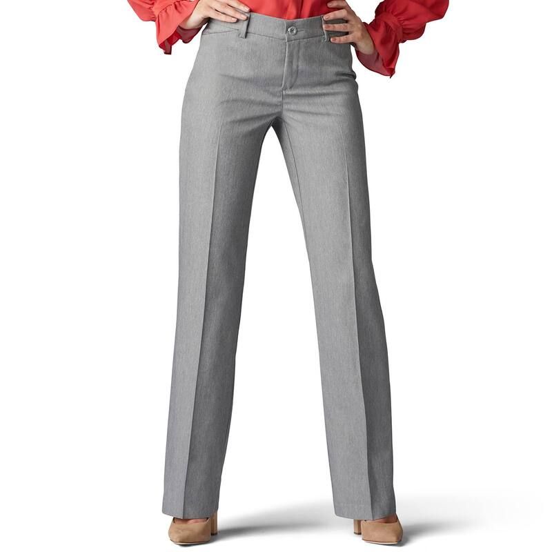 リー レディース ボトムス カジュアルパンツ Womens Lee Flex Motion Trouser Pants Asheather ヘザー