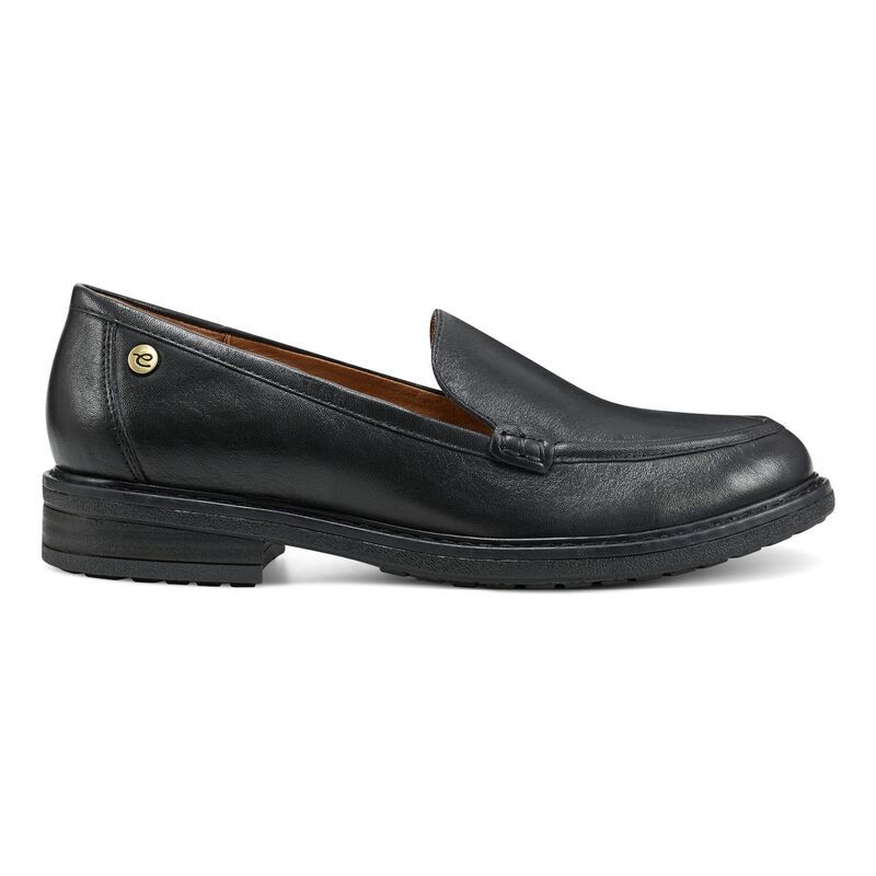 イージースピリット レディース シューズ スリッポン・ローファー Easy Spirit Jaylin Womens Tailored Loafers Rum Brown Leather ブラウン