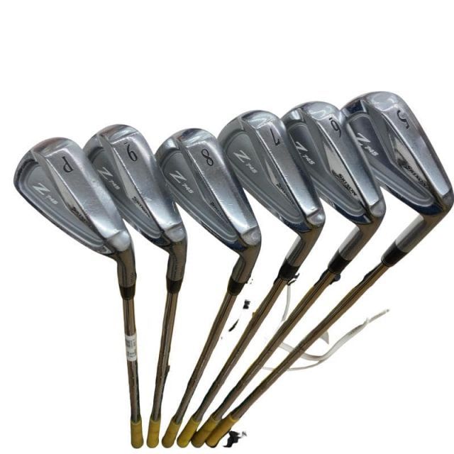 【中古】 ダンロップ SRIXON Z745 6S アイアンセット IR Dynamic Gold (フレックスS) メンズ 男性用 右利き 右用 Dランク ゴルフクラブ