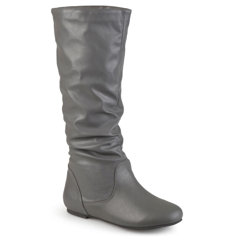 ジュルネ コレクション レディース シューズ ブーツ・レインブーツ Journee Collection Jayne Womens KneeHigh Boots Gray グレー
