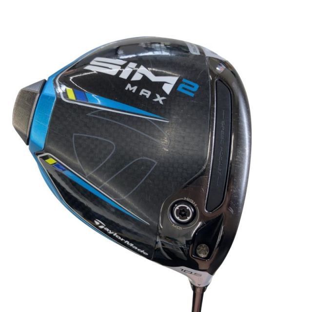 【中古】 テーラーメイド SIM2 MAX 10.5° ドライバー DR リシャフト (フレックスその他) メンズ 男性用 右利き 右用 Cランク ゴルフクラブ