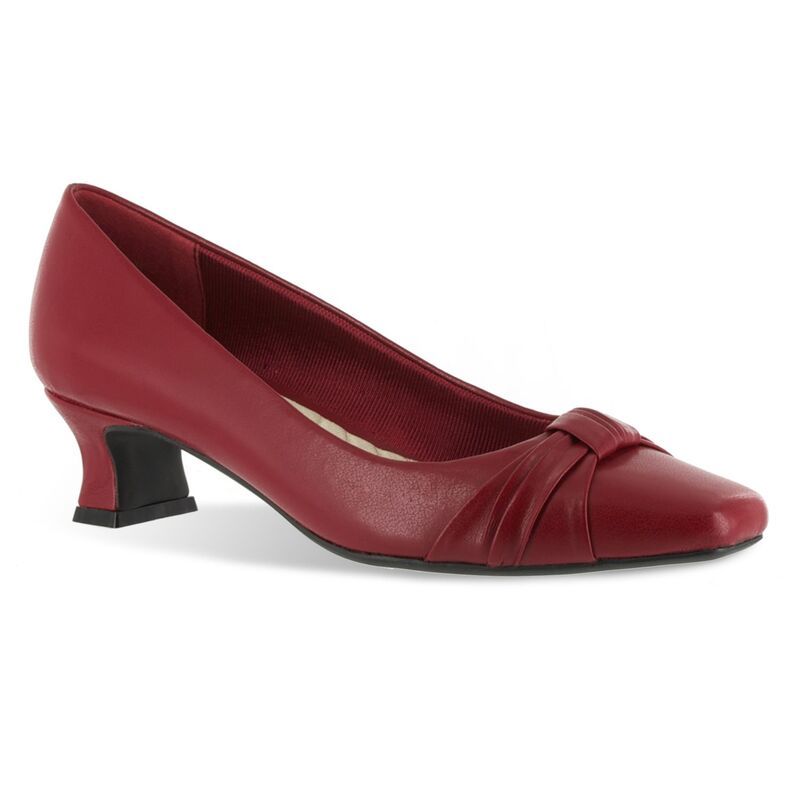 イージーストリート レディース シューズ パンプス ヒール Easy Street Waive Womens Dress Heels Red レッド
