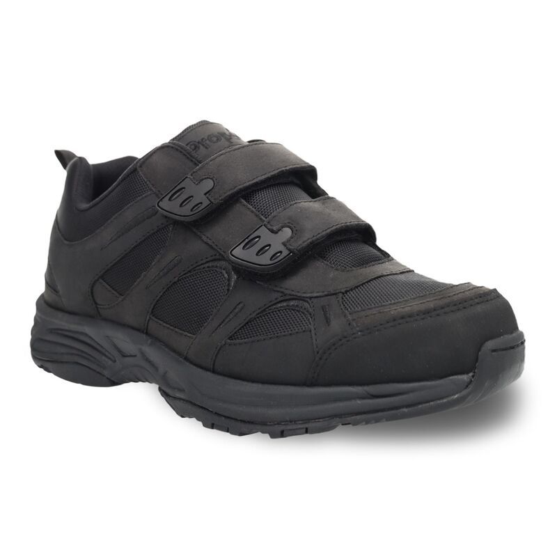 プロペット メンズ シューズ スニーカー Propet Connelly Strap Mens All Terrain Hiking Shoes All Black ブラック
