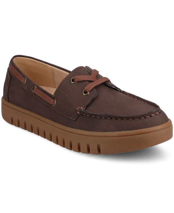 ジュルネ コレクション レディース シューズ スリッポン・ローファー Journee Collection Womens Marion Boat Shoe Loafers Chocolate チョコレ