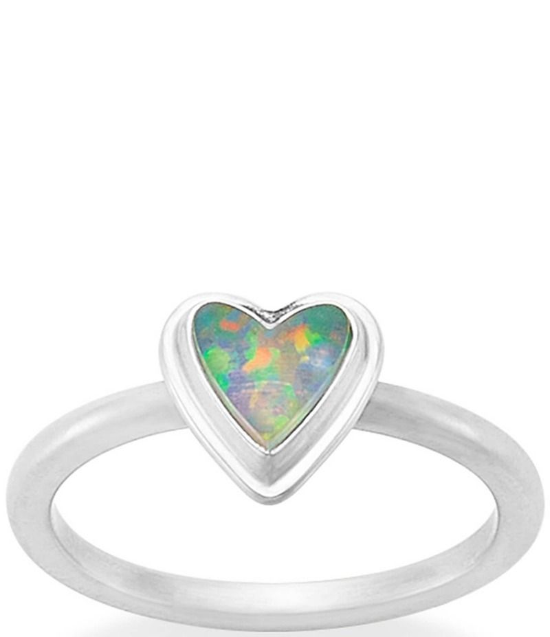ジェームズ エイヴリー レディース アクセサリー 指輪 James Avery Sweetheart Green Opal Doublet Ring Sterling Green グリーン