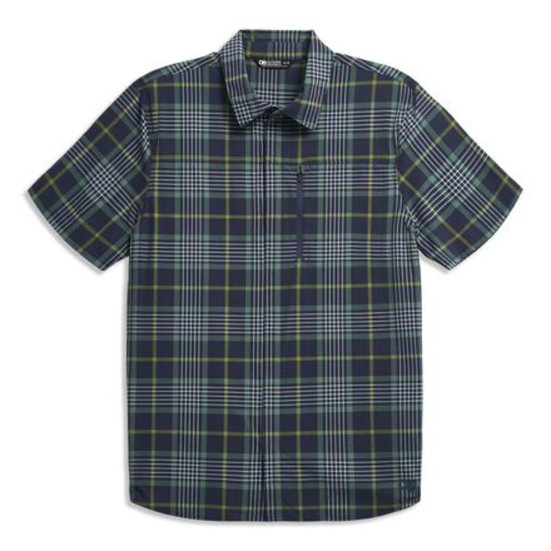 アウトドアリサーチ メンズ トップス シャツ 半袖 Outdooresearch Astroman ShortSleeve Sun Shirt Mens Dark Navy Plaid ネイビー 24,360円