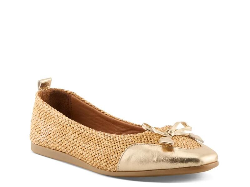 アズーラ レディース シューズ パンプス AzuraEmbody Flat Gold Metallic ゴールド