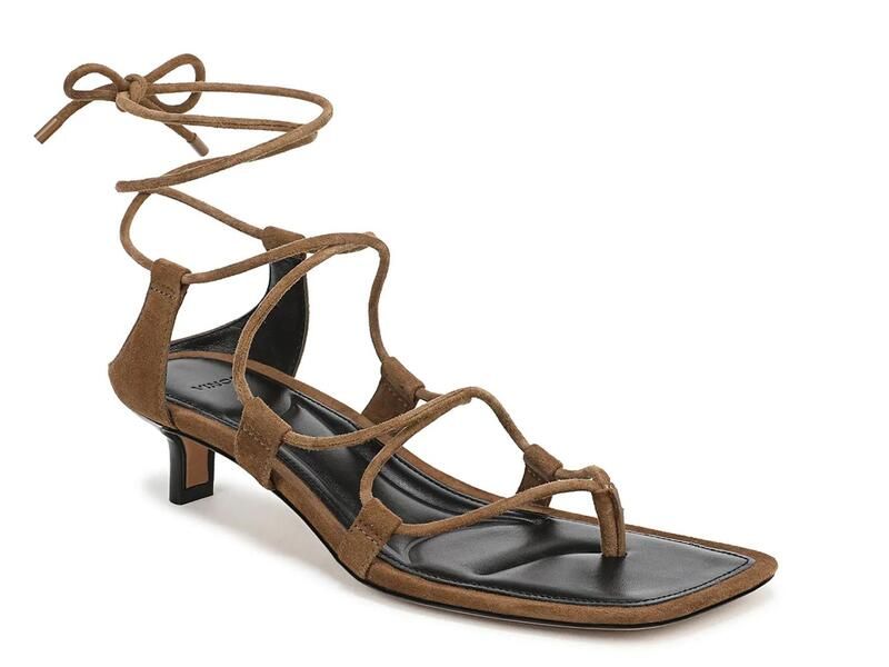 ヴィンス レディース シューズ サンダル VincePaulette Sandal Womens Elmwood Brown Suede ブラウン