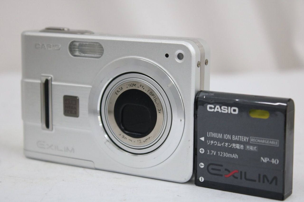 【返品保証】 カシオ Casio EXILIM EX-Z57 3x バッテリー付き コンパクトデジタルカメラ e14165