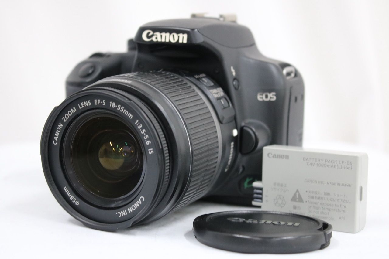 【返品保証】 キャノン Canon EOS Kiss F EF-S 18-55mm F3.5-5.6 IS バッテリー付き デジタル一眼 e14198