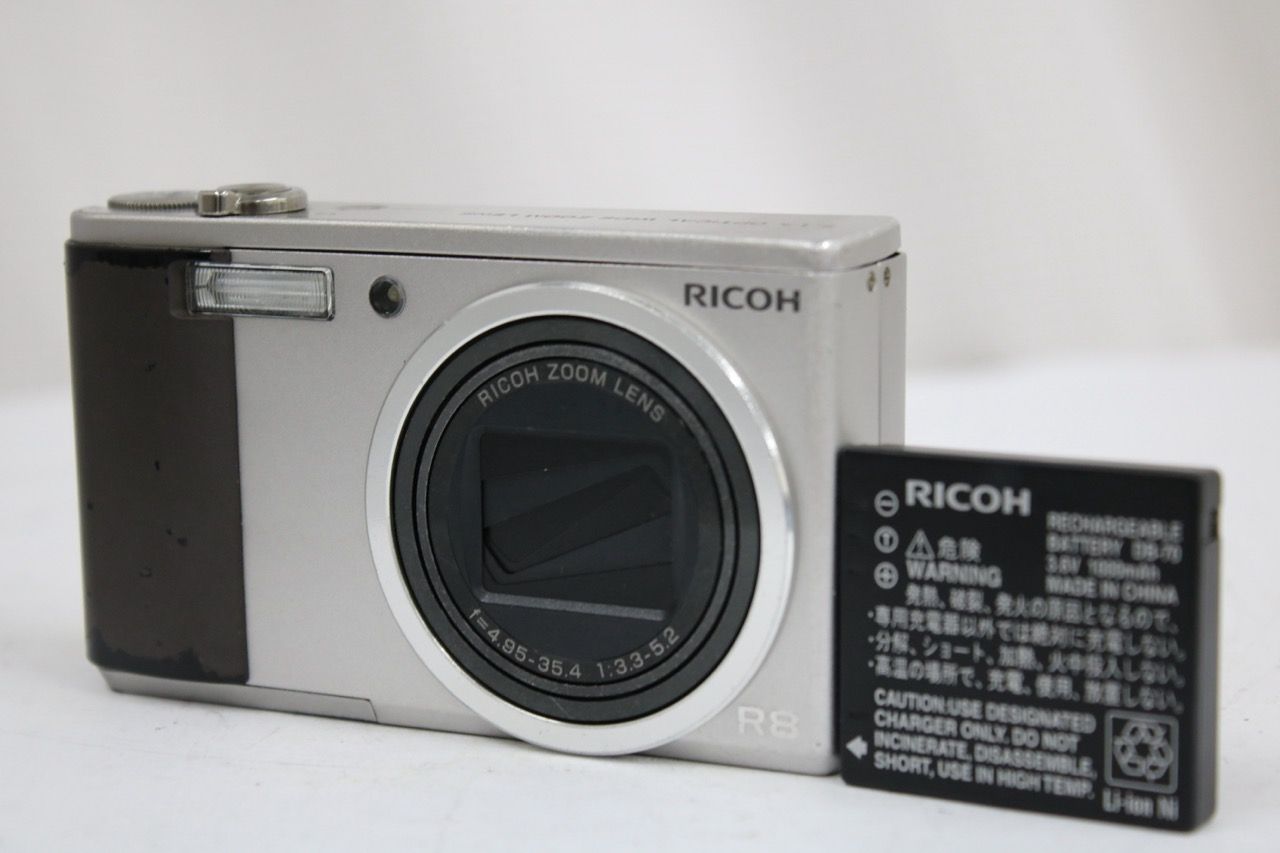 【返品保証】 リコー Ricoh R8 7.1x バッテリー付き コンパクトデジタルカメラ e14216