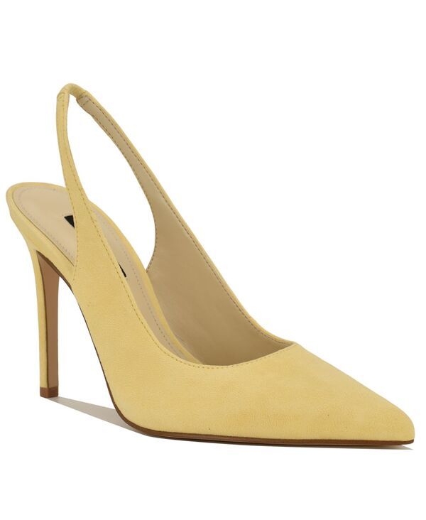 ナインウェスト レディース シューズ パンプス Nine West Womens Feather Slingback Stiletto Pumps Yellow Suede イエロー