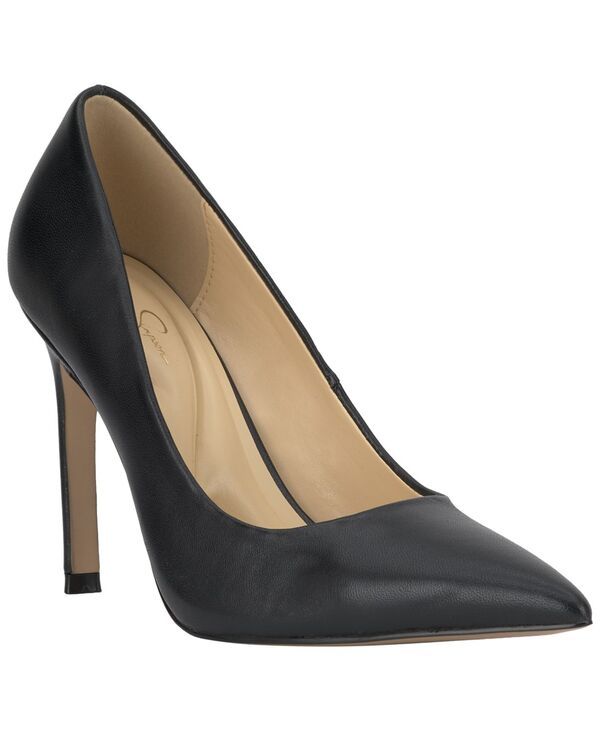 ジェシカシンプソン レディース シューズ パンプス Jessica Simpson Womens Welica Embellished PointedToe Pumps Black Leather ブ