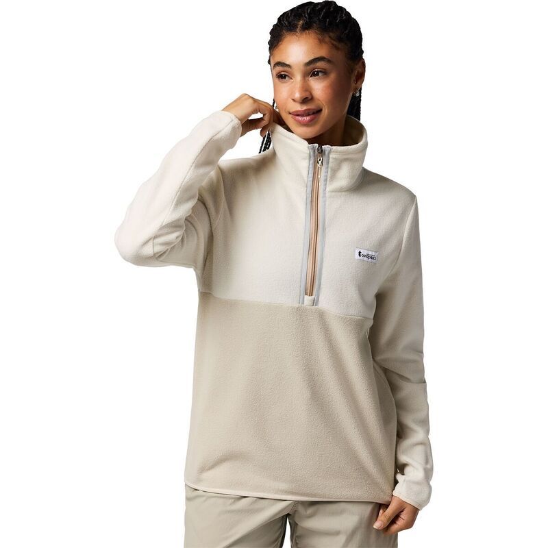 コートパクシー レディース アウター ジャケット・ブルゾン フリース Cotopaxi Amado Fleece Pullover Womens Chalk and Mineral チョーク