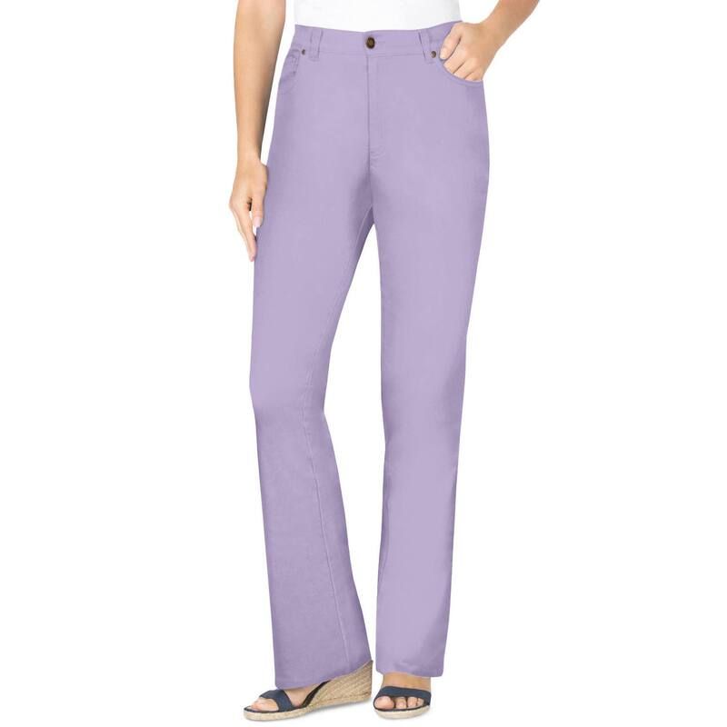ウーマン ウィズイン レディース ボトムス デニムパンツ ブーツカット プラスサイズ ブーツ ジーンズ Woman Within Plusize Stretch Denim FivePocket Bo
