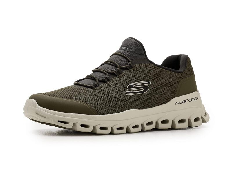 スケッチャーズ メンズ シューズ スニーカー SKECHERS GlideStep Noltek Olive オリーブ