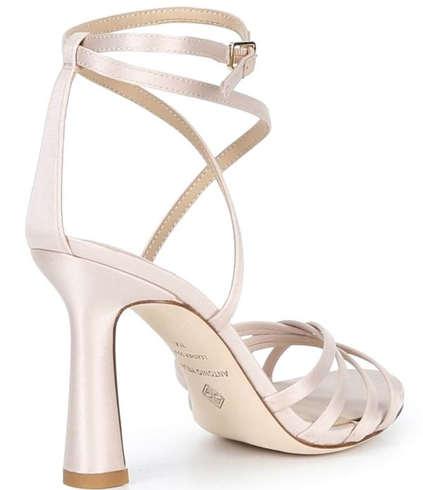 アントニオ メラーニ レディース シューズ サンダル サテン Antonio Melani Simone Dot Satin Strappy Dressandals Dusk Sand サンド