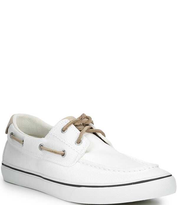 スペリー メンズ シューズ スニーカー Sperry Mens Helm 2Eye Boat Sneakers White ホワイト