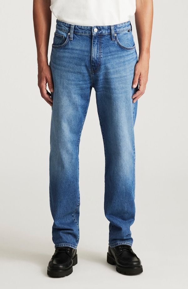 マーヴィ ジーンズ メンズ ボトムス デニムパンツ ストレート Mavi Jeans Marcel Relaxed Straight Leg Jeans Mid Brushed Classic
